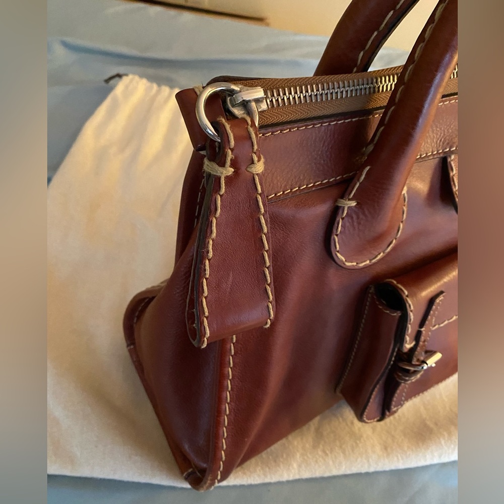 โญ๏ธHPโญ๏ธChloรฉ "Edith" satchel bag in buffalo leather๐ - Picture 7 of 13